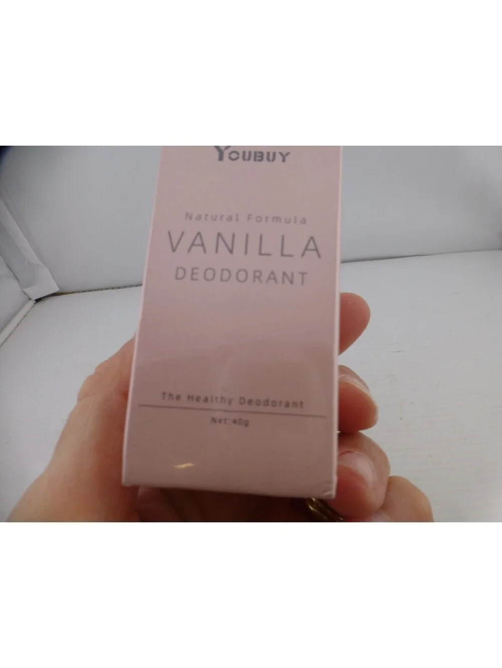 YOUBUY Vanilla Deodorant Natural Formula 40g The Healthy Deodorant Sealed Q8
